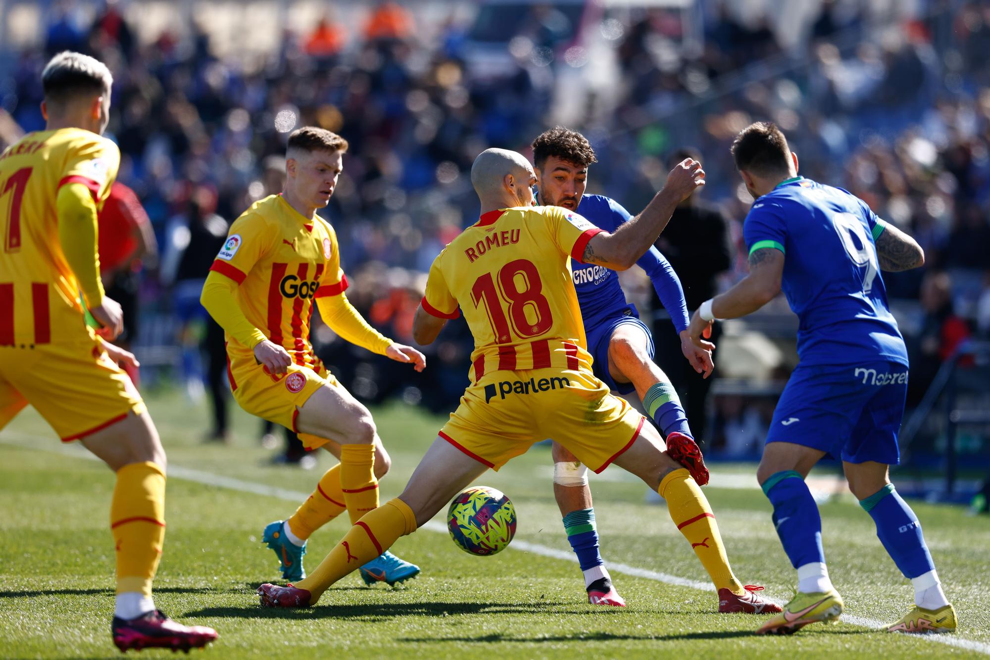 Getafe-Girona, en imatges