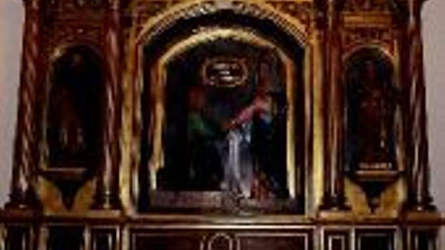 Garganta la Olla restaura el retablo de la Visitación