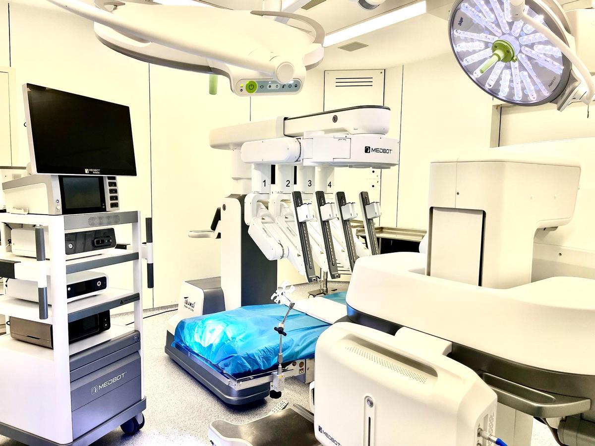 El robot quirúrgico Tomai, una marca china.