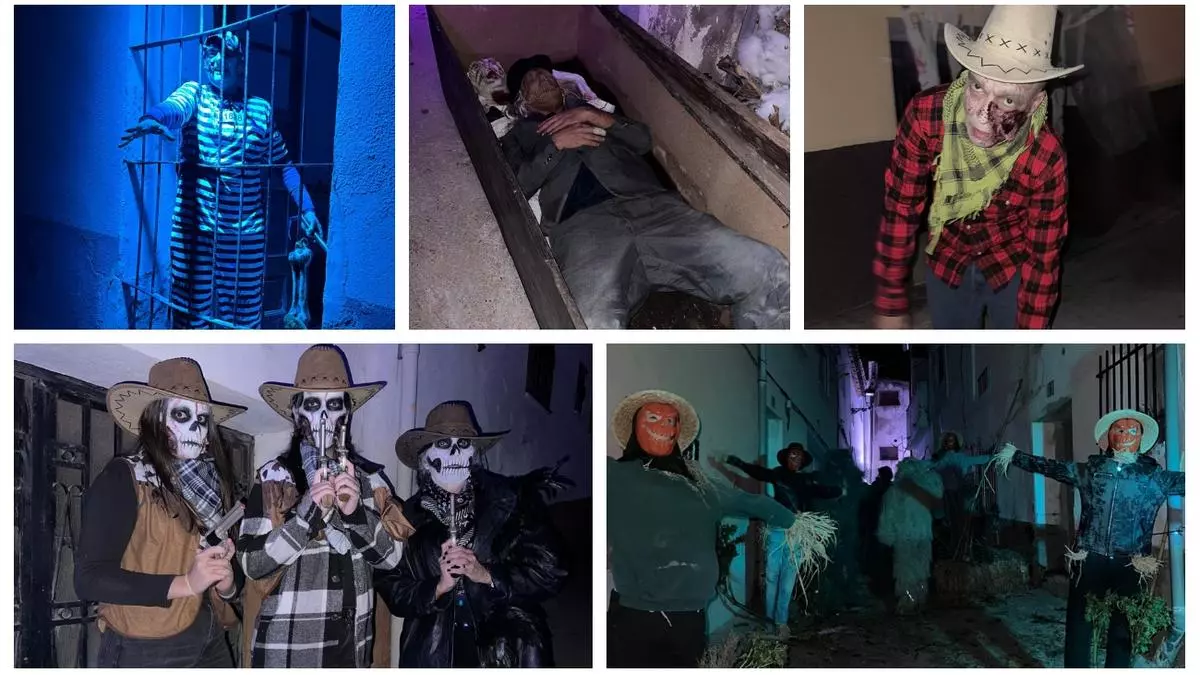 Un pueblo unido para dar miedo: el pasaje del terror más coral de Castellón hace temblar a 400 personas