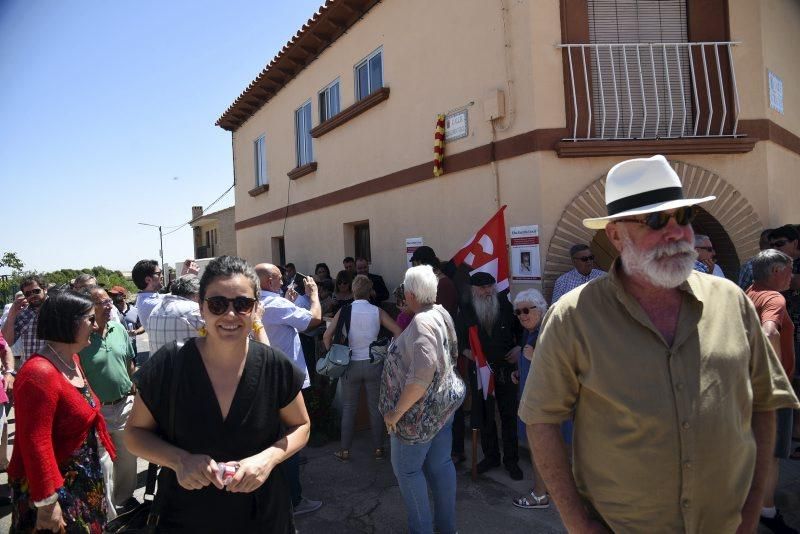 Magallón rinde homenaje a Elisa Garrido, miembro de la Resistencia