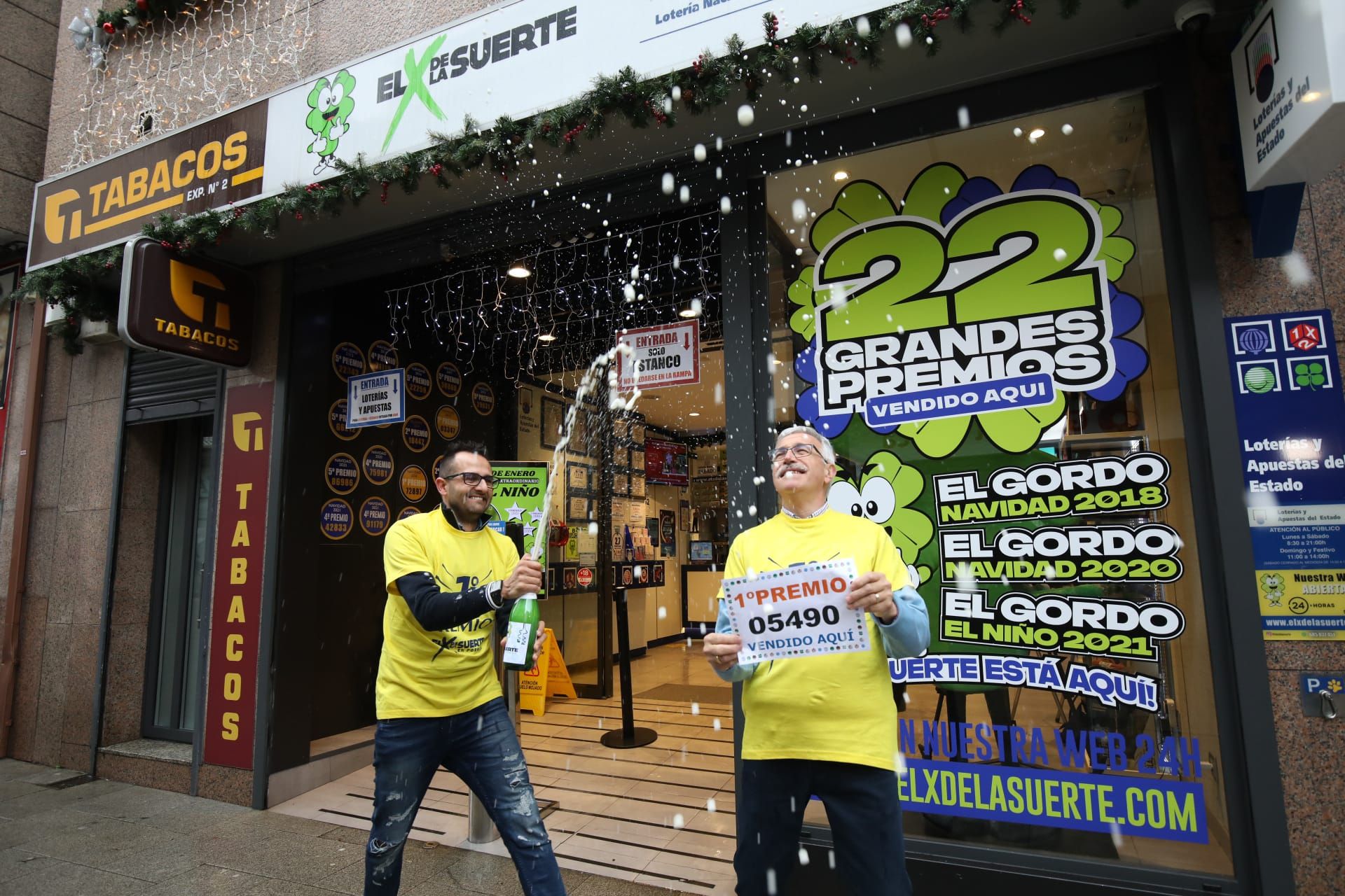 Galicia celebra una lotería de Navidad que vino con el 'gordo'