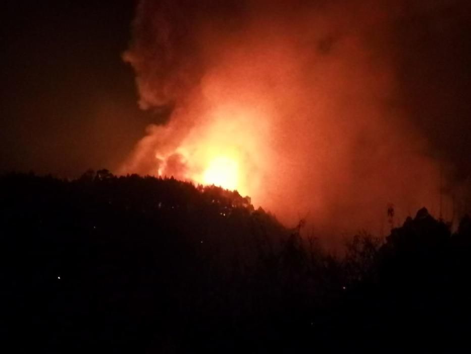 Imágenes del incendio de La Palma