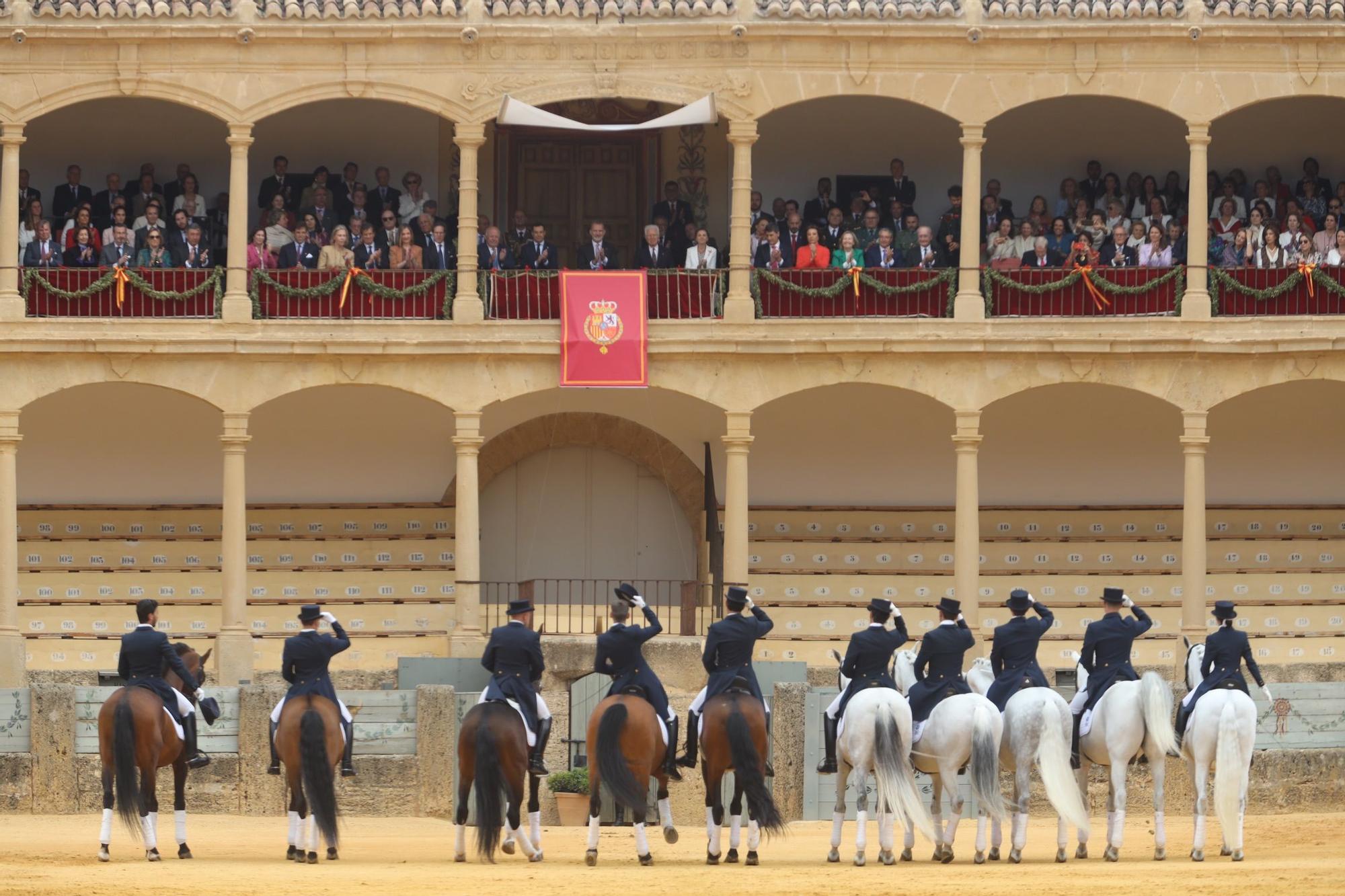 La visita del rey Felipe VI a Ronda, en imágenes