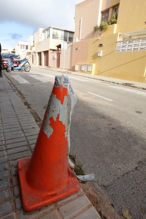 Vecinos del barrio de Sant Jordi denuncian  la situación de «abandono» que vive la zona