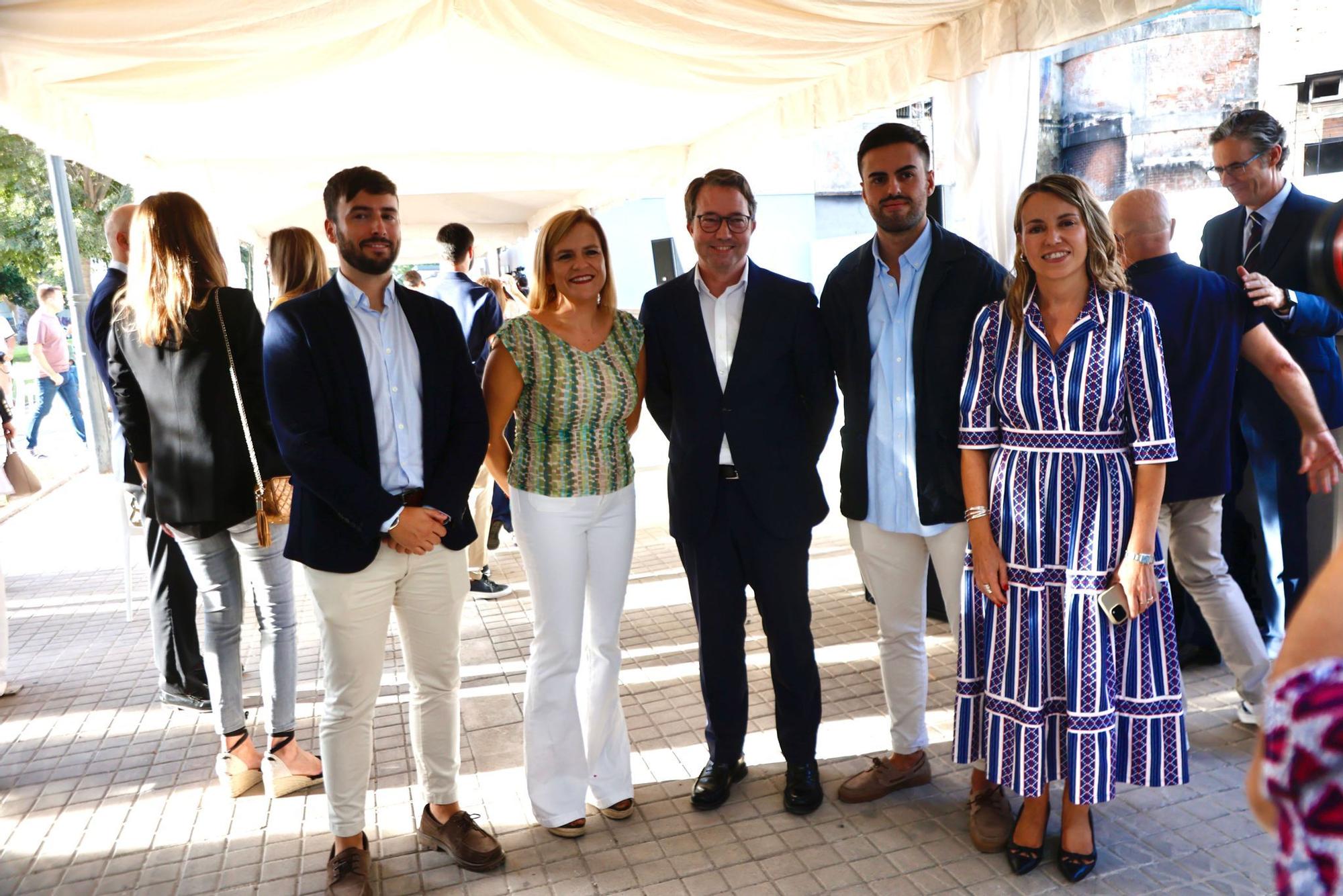 Primera piedra del edificio de Campanar