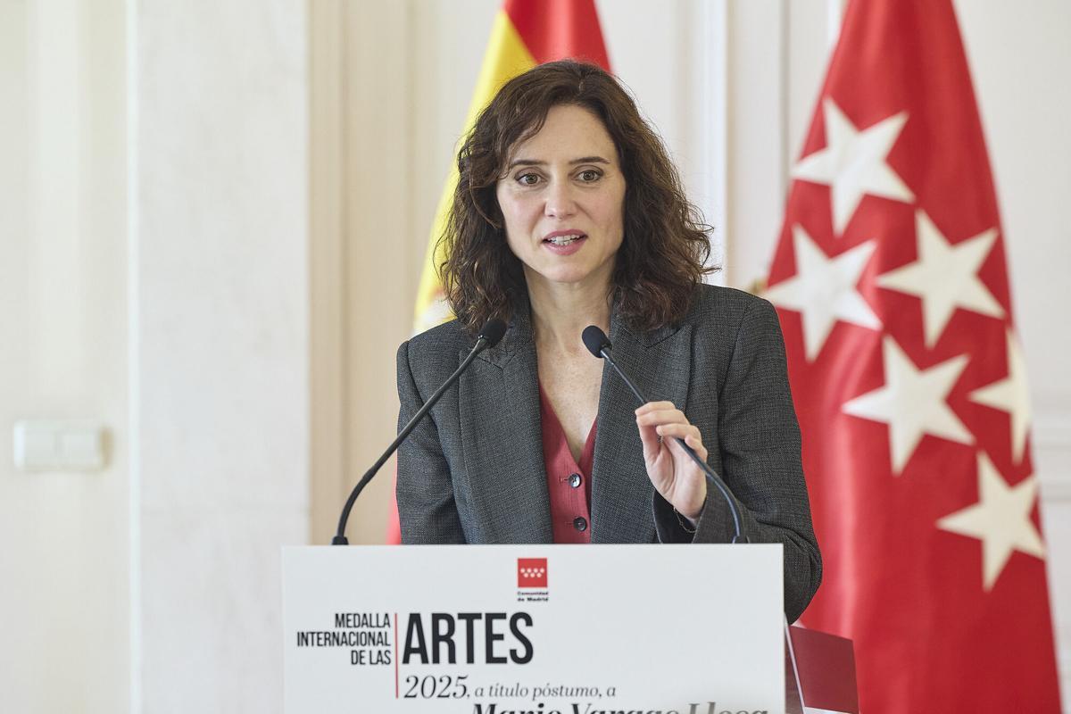 La presidenta de la Comunidad de Madrid, Isabel Díaz Ayuso.