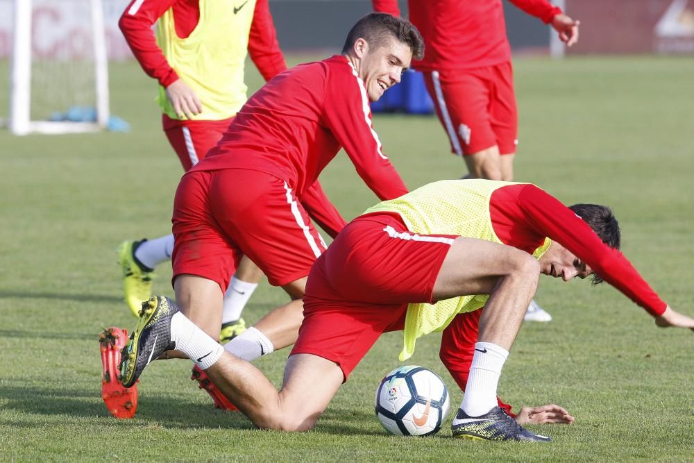 Entrenamiento del Sporting