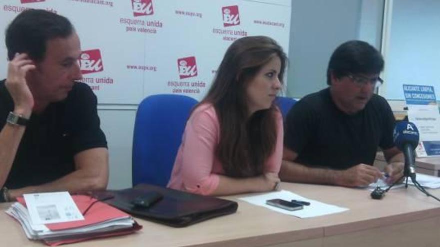Romero, López y Pavón durante la rueda de prensa que dieron ayer