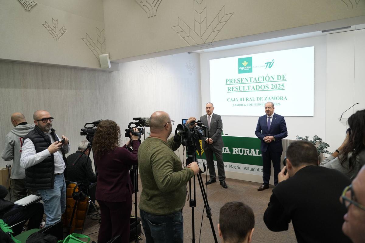 Presentación del balance de cuentas de Caja Rural de Zamora de 2025.