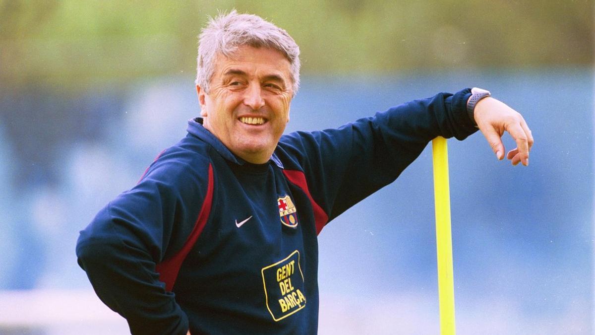 Radomir Antic, en su etapa como entrenador del FC Barcelona