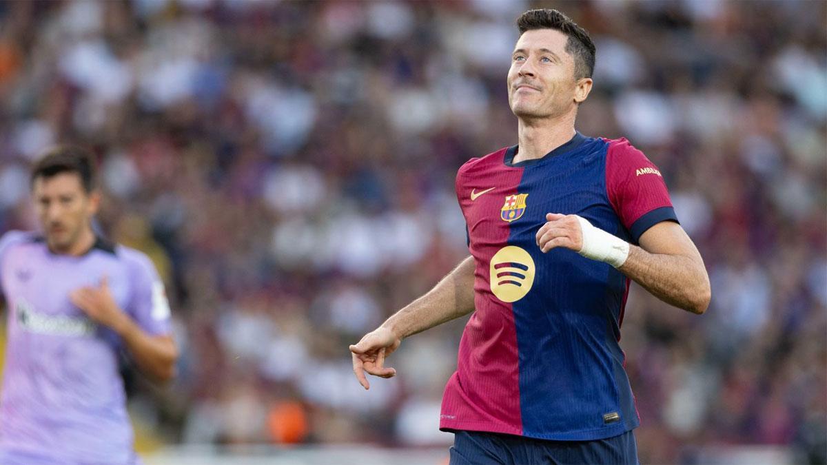 Robert Lewandowski protagonizó múltiples ocasiones