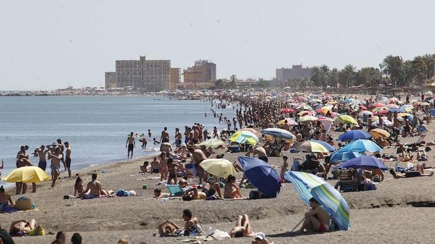 Una playa de Málaga.