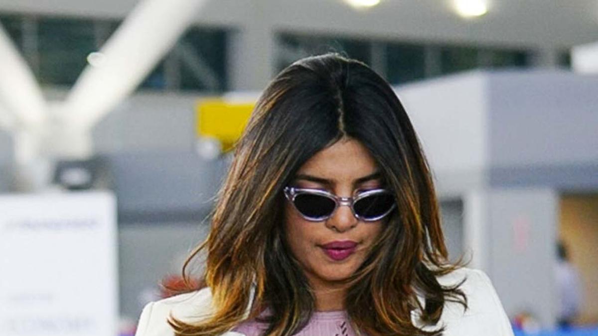 Priyanka Chopra, en el aeropuerto de Nueva York