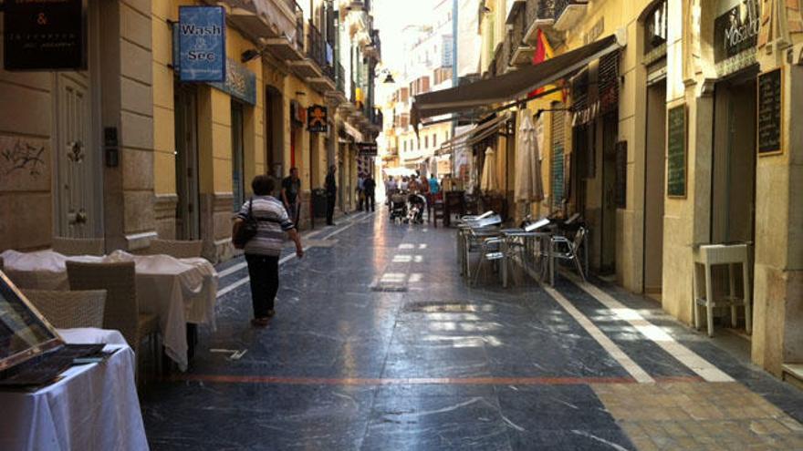 La calle Sánchez Pastor tras las notificaciones del Ayuntamiento.