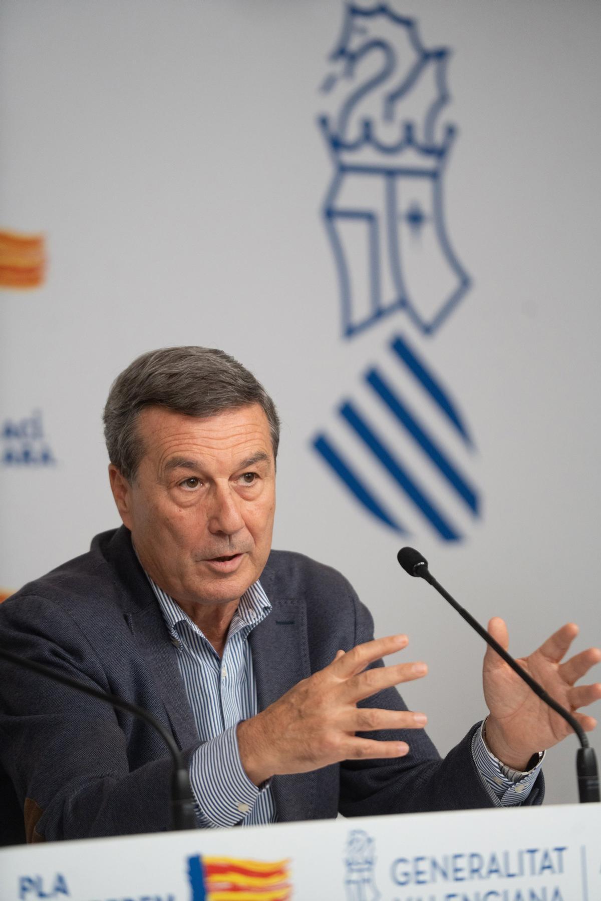 Marciano Gómez, este miércoles tras comparecer para hablar del Hospital del Vinalopó de Elche