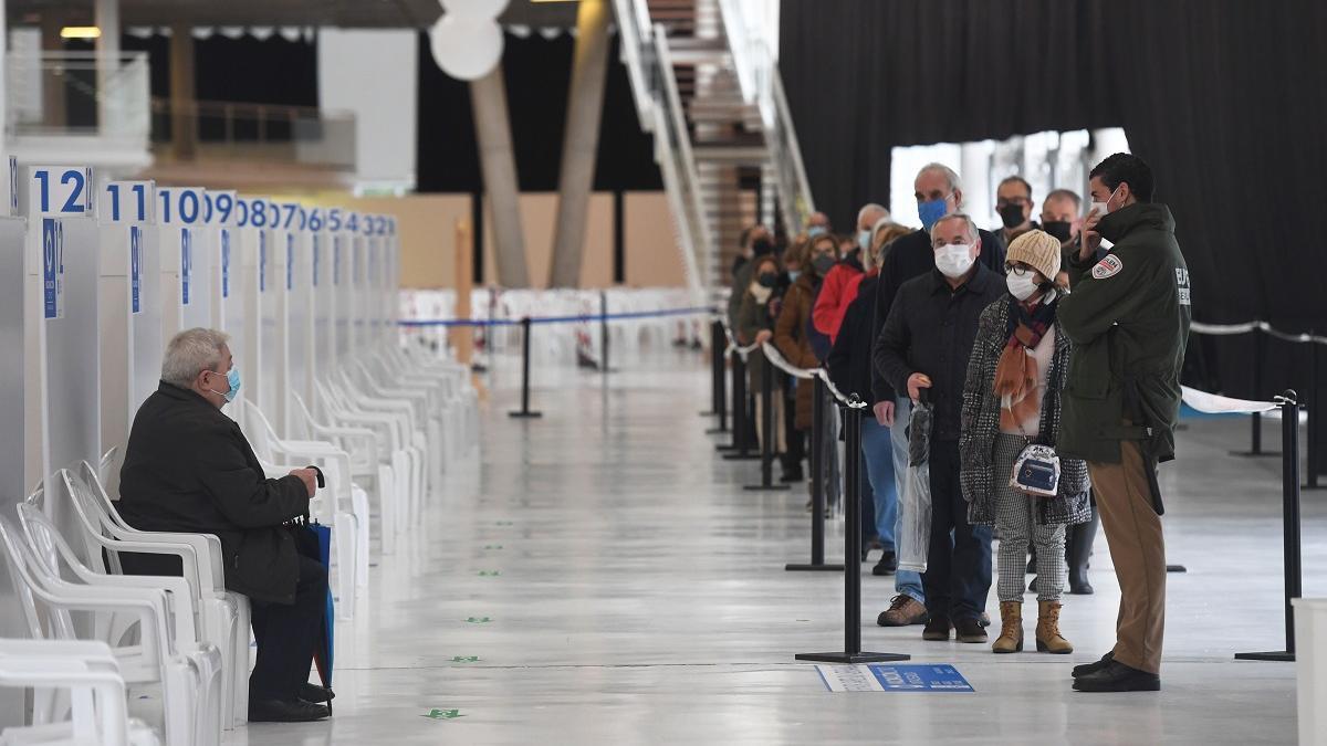 Uno de los 'vacunódromos' de Galicia, el último día que estuvieron abiertos