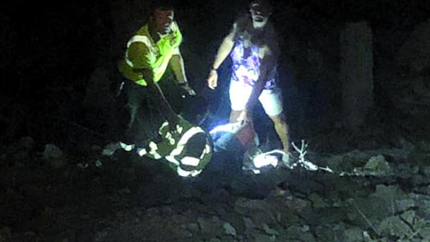 Una mujer se cae desde 20 metros en un control de alcoholemia en Tenerife