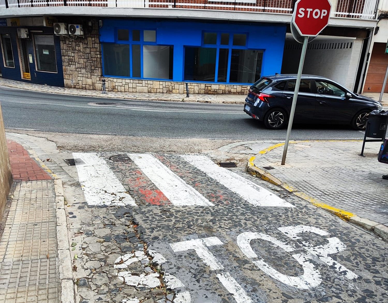 Uno de los cruces que se reparará.