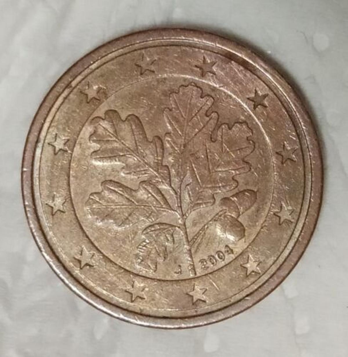 Moneda alemana de dos céntimos de 2004