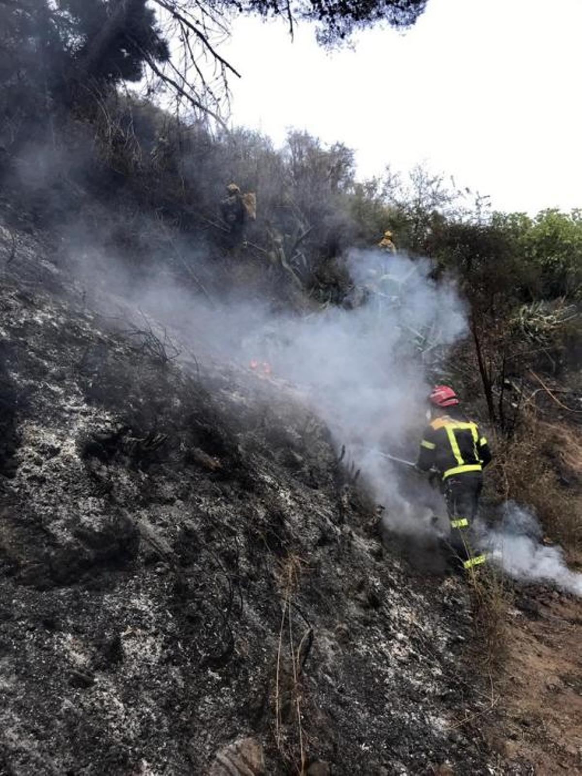 El incendio de Gran Canaria, a lunes 19 de agosto