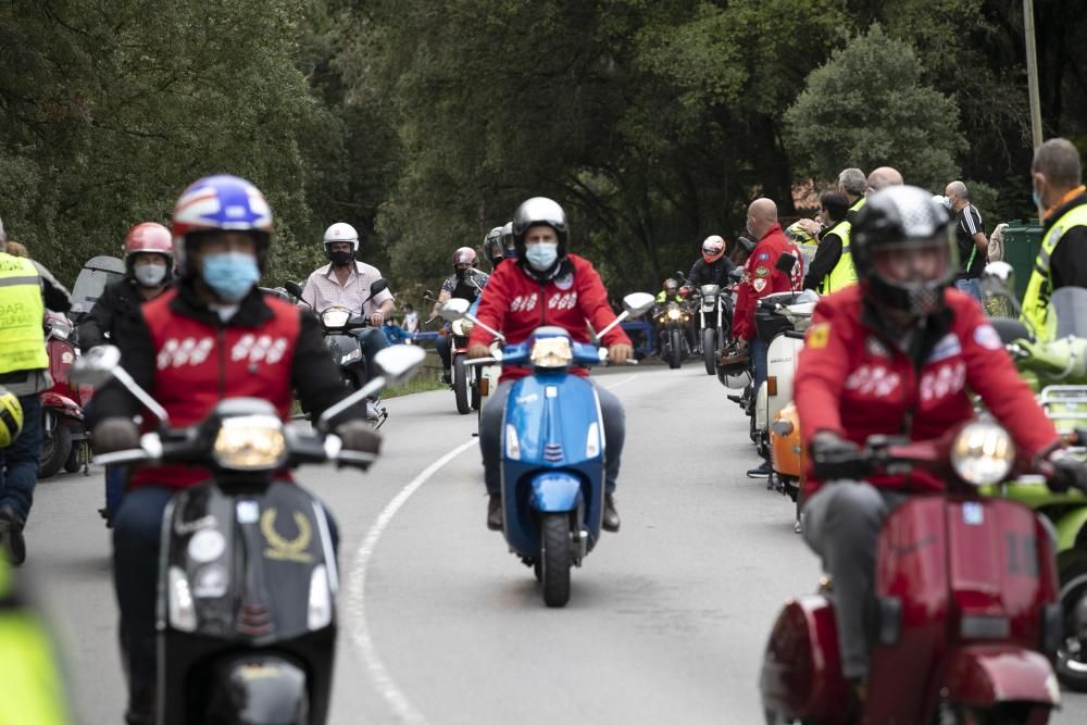 Funeral y despedida motera de Bernard Marcos, el mecánico fallecido en Llanes en un fatal accidente