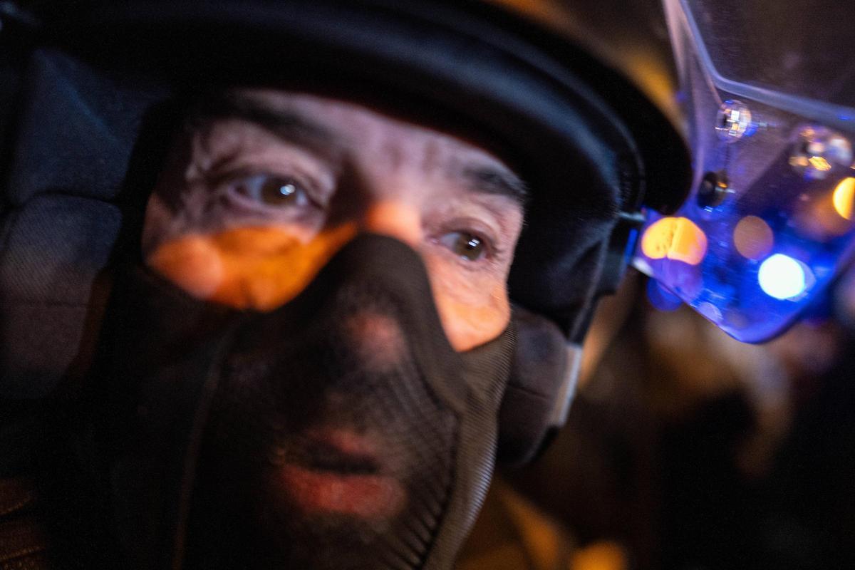 Desalojo del instituto B9 de Badalona