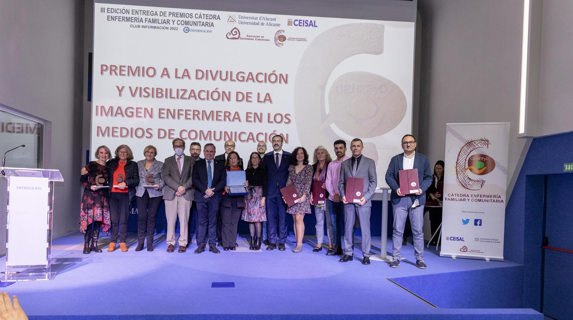 Entrega de premios de la Cátedra de Enfermería Familiar y Comunitaria