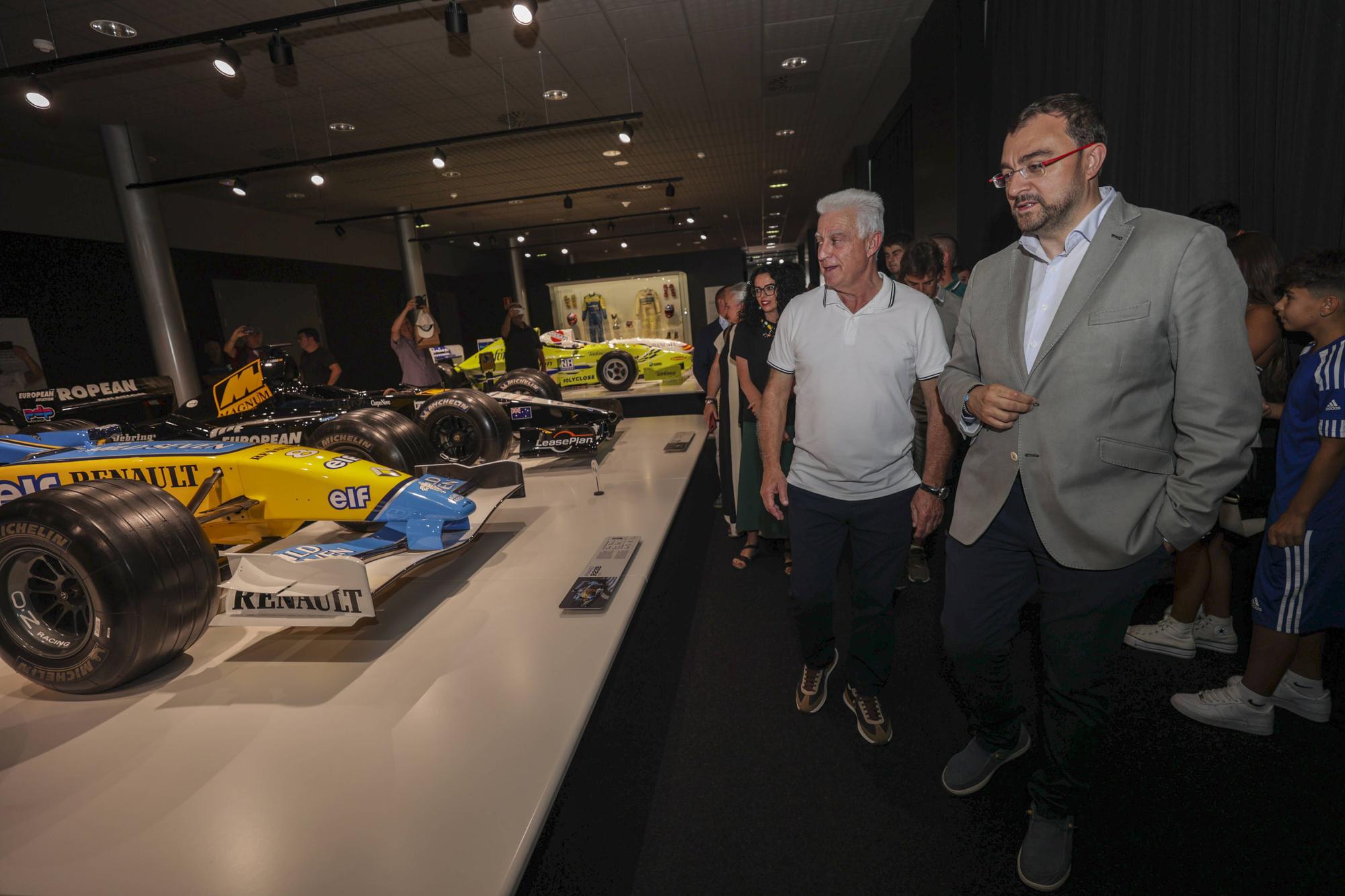 El presidente del Principado visita el Museo y Circuito Fernando Alonso.