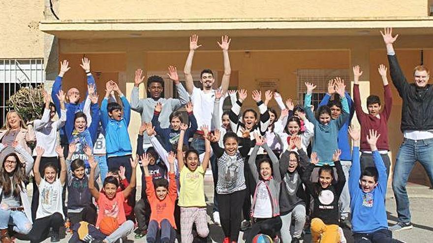 El Girona visita l&#039;escola Carles Esteve de Lloret