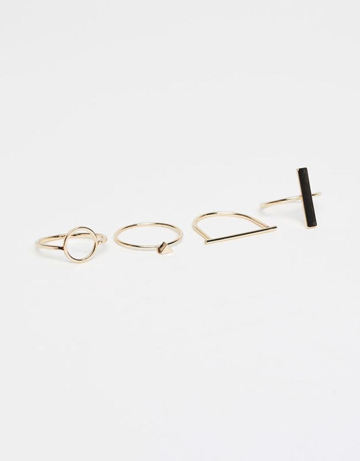 'Hair piercing': Pack de anillos Pull &amp; Bear