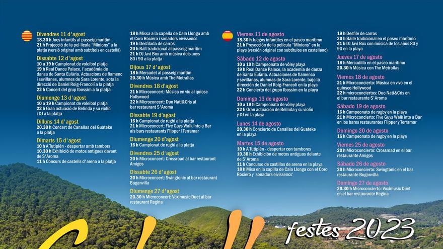 Fiestas de Cala Llonga 2023: Domingo 27 de agosto