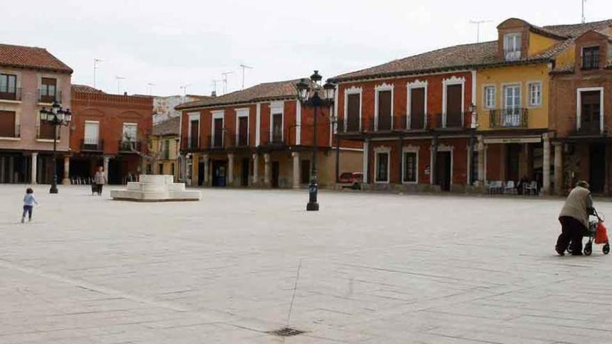 Estado actual de la Plaza Mayor de Villalpando.