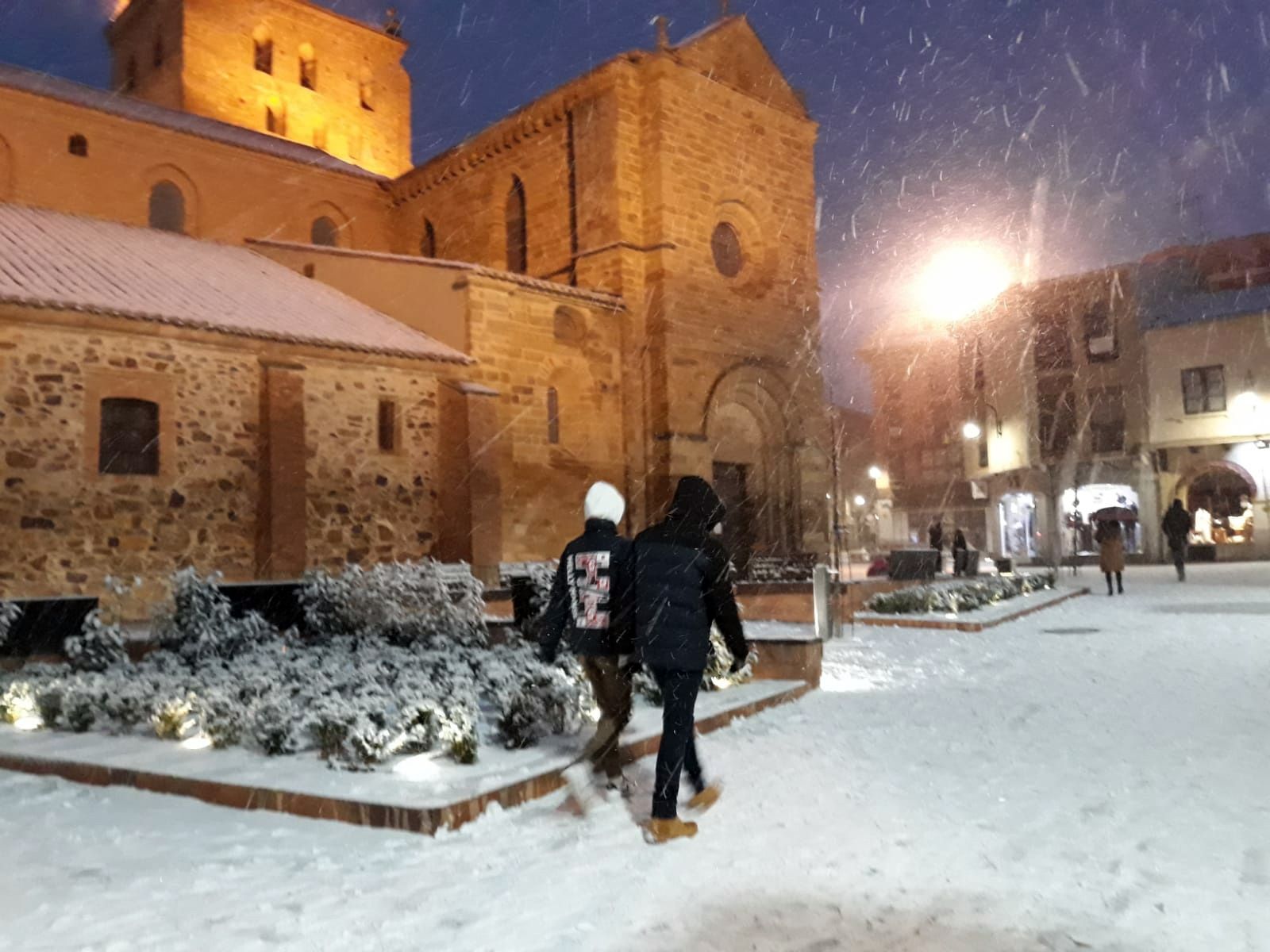 Borrasca Filomena en Benavente, las imágenes del temporal