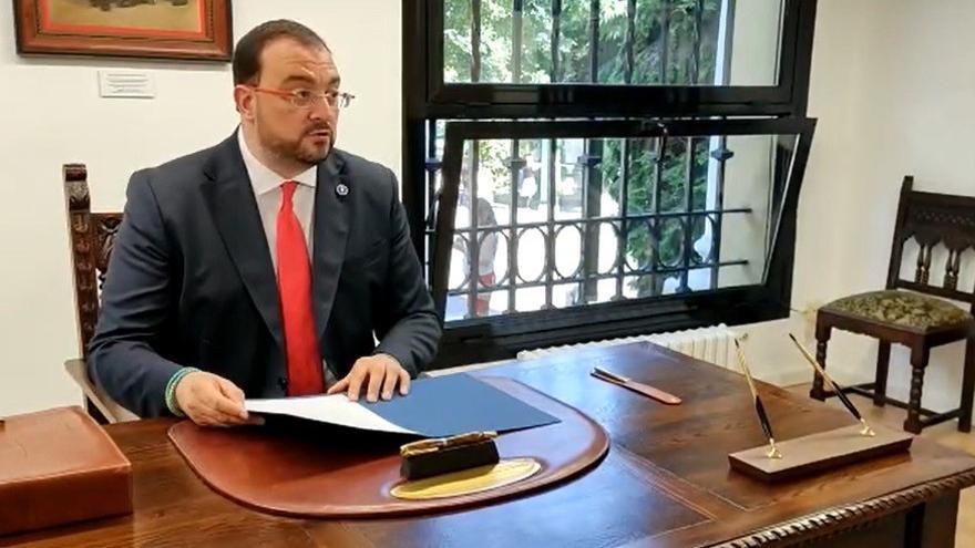 Barbón, sobre la oficialidad: &quot;Vamos a intentarlo, porque es un compromiso de Gobierno, pero los números no dan&quot;