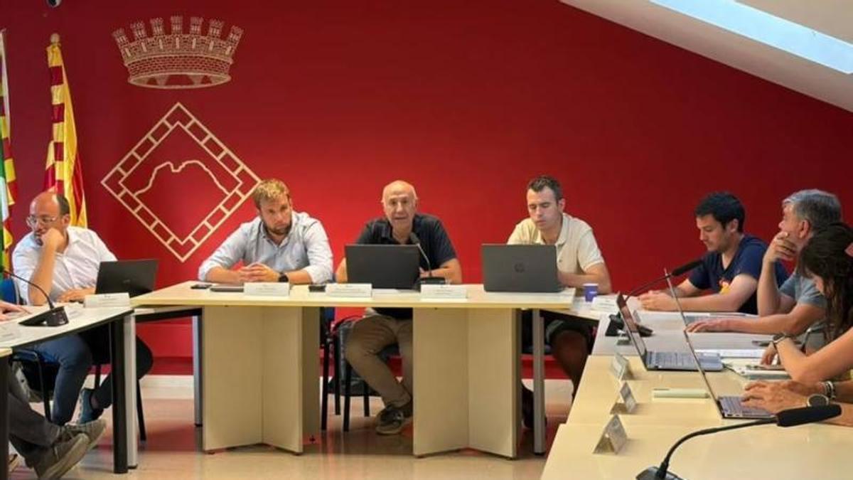 Un instant de la sessió plenària del juliol, al Consell Comarcal del Berguedà