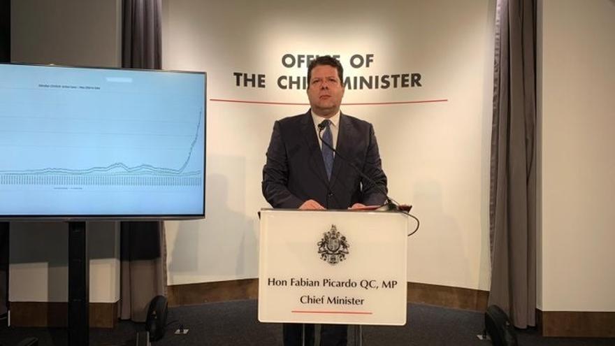 El ministro principal de Gibraltar, Fabian Picardo.