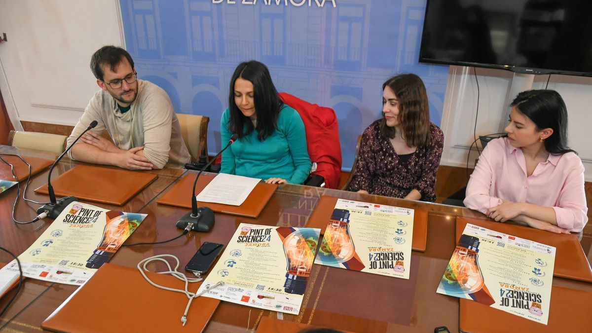 Presentación de Pint of Science en el Ayuntamiento de Zamora