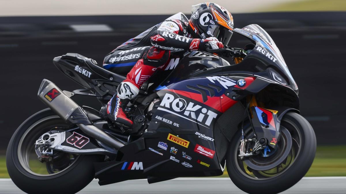 Michael van der Mark sobre su BMW en el TT Circuit Assen