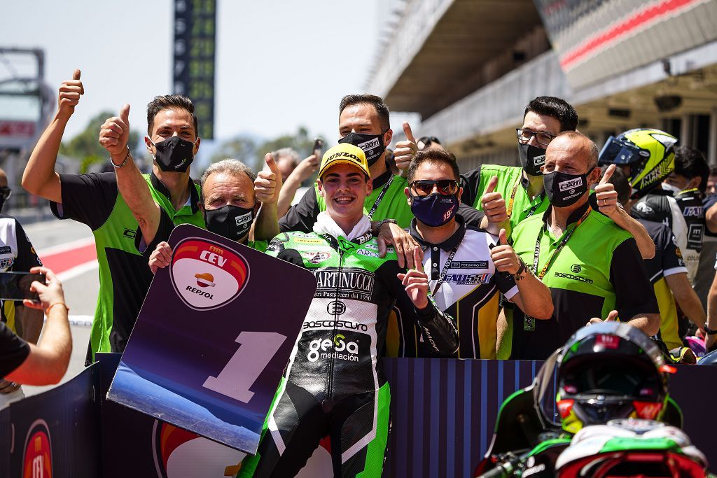 Fermin Aldeguer logra un doblete en Montmelo. Fotos Jesus Robledo Blanco