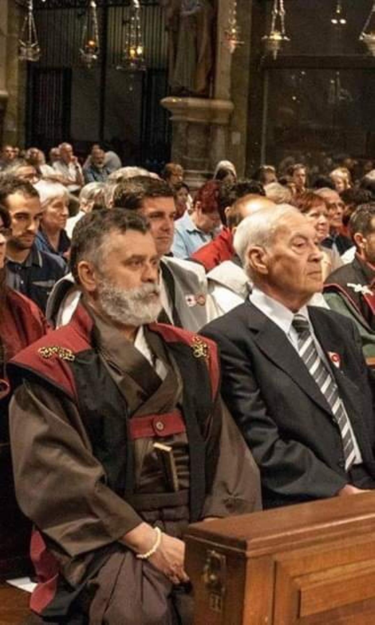 El fundador de la Wa Rei Ryu amb el vigatà Àngel Ferrer