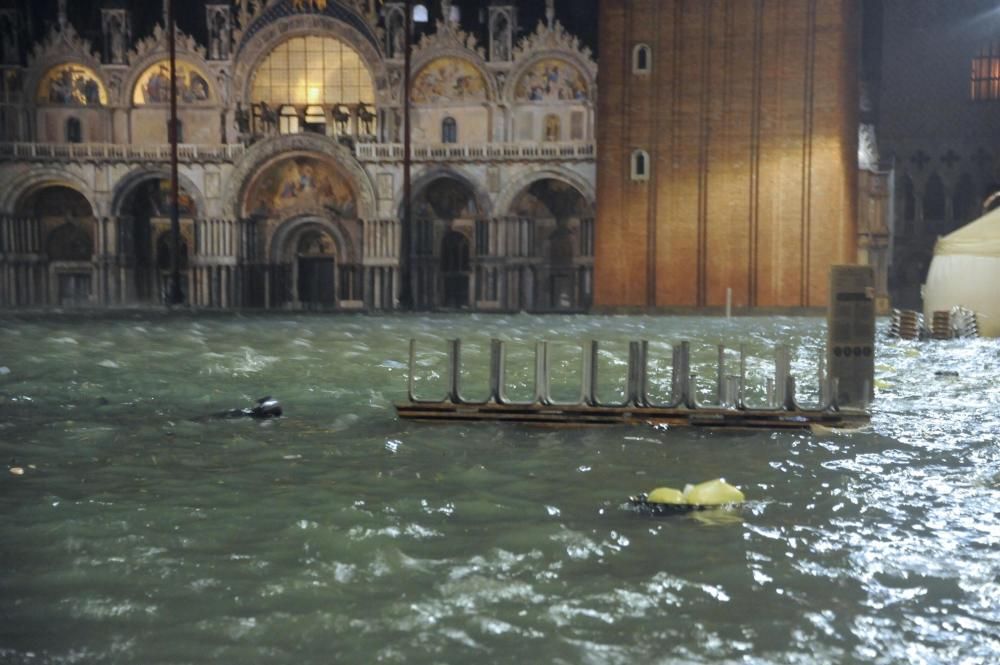 Graves inundaciones en Venecia