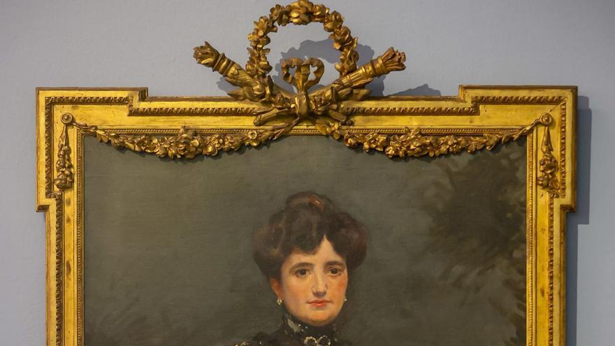 El Retrato de Doña Pilar Saiz de Vicuña y Arbide, deSorolla, es la primera vez que se exhibe en España.