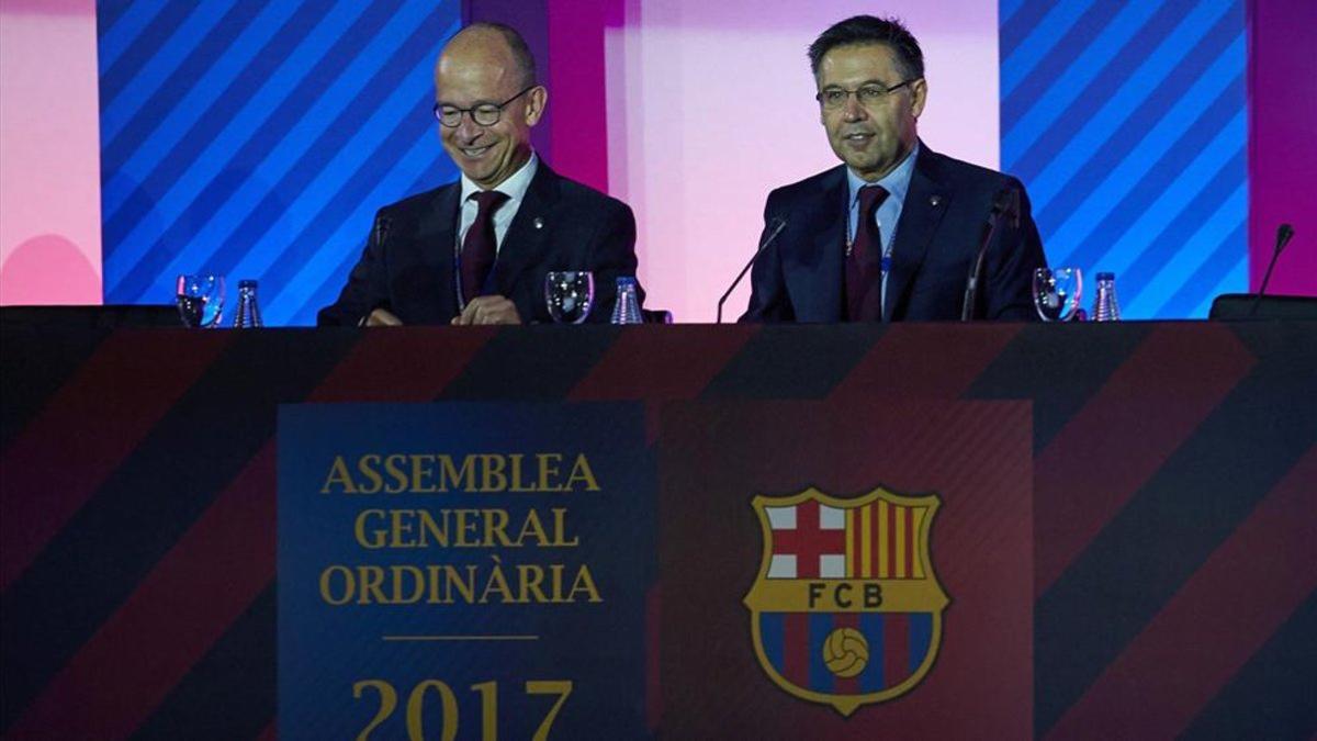 Jordi Cardoner y Josep María Bartomeu