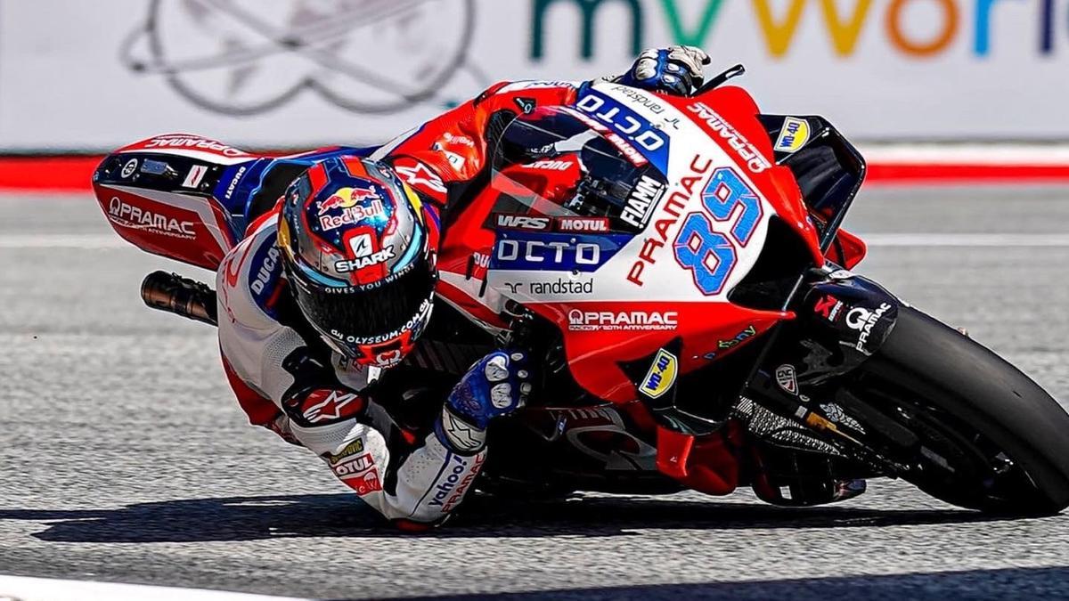 El pilot espanyol Jorge Martín, pole man en el Gran Premi d&#039;Estiria de MotoGP, en el circuit Red Bull Ring de Spielberg.