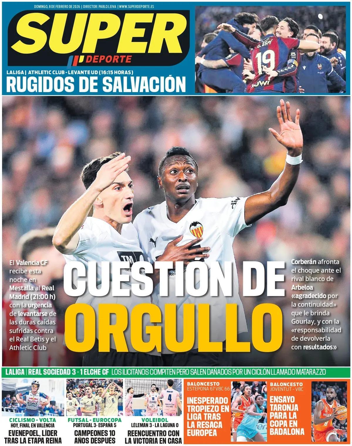 Las portadas de la prensa deportiva de hoy Las portadas de la prensa deportiva de hoy