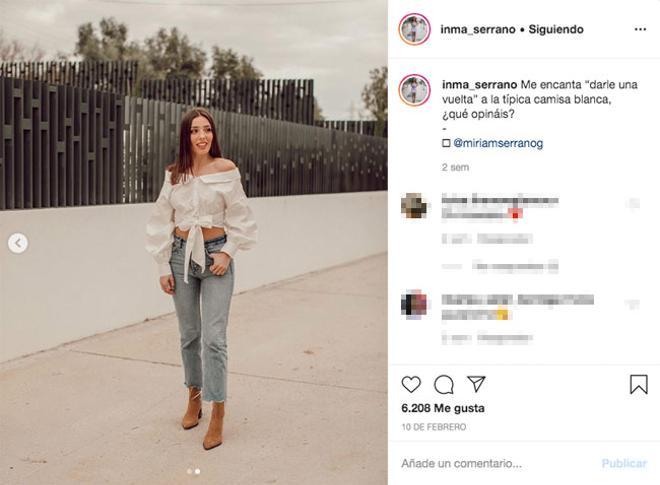 El look de Inma Serrano con botines de tacón de Zara