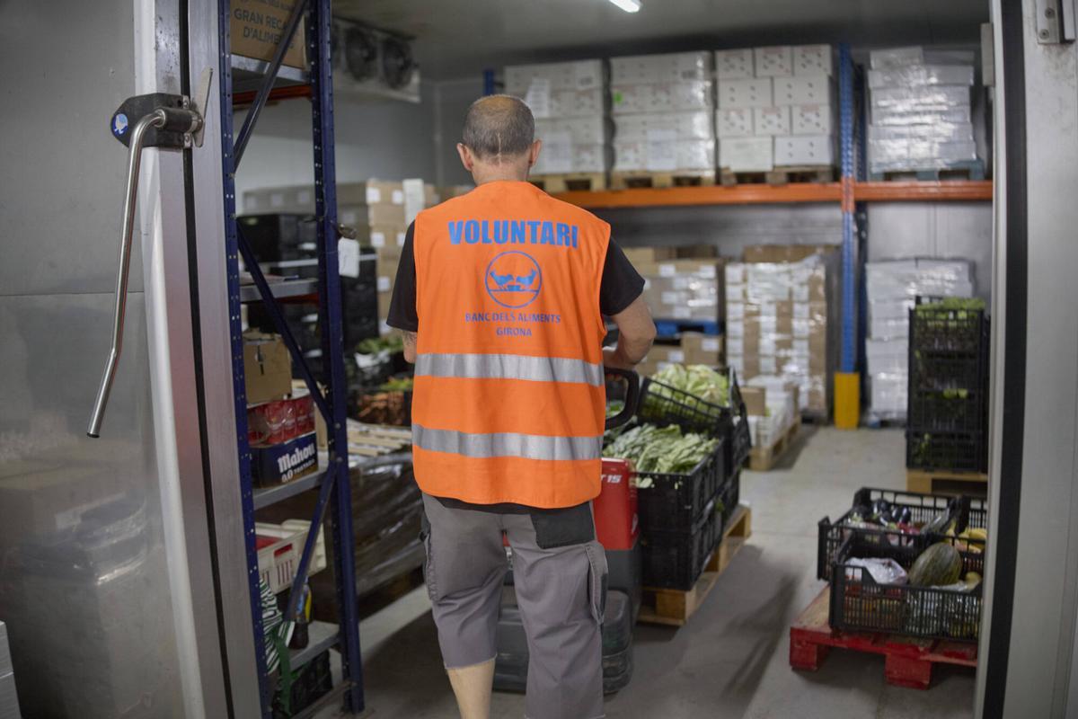 Les imatges del Banc d'Aliments de Girona