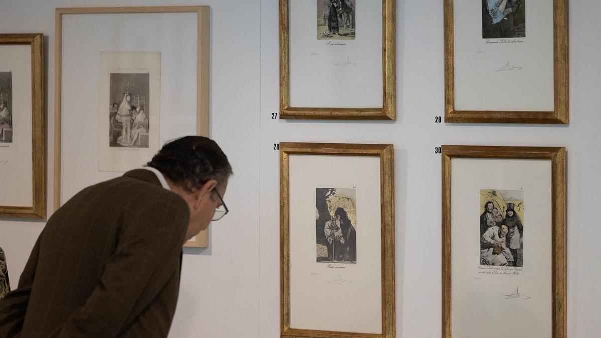 La exposición 'Salvador Dalí. Un grabador surrealista' se puede visitar en Ejea de los Caballeros.