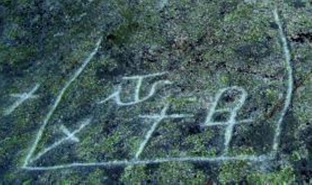 El petroglifo de A Borna que haría referencia a un barco prehistórico.